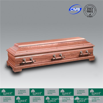 Style allemand européen à peu de frais funéraires en bois cercueil Casket_Made en Chine